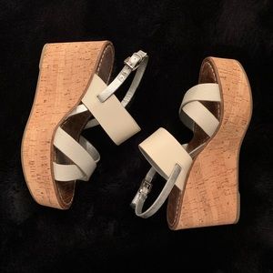 Sam Edelman cork wedges